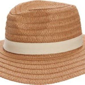 Madewell Packable Straw Hat - Warm Nutmeg